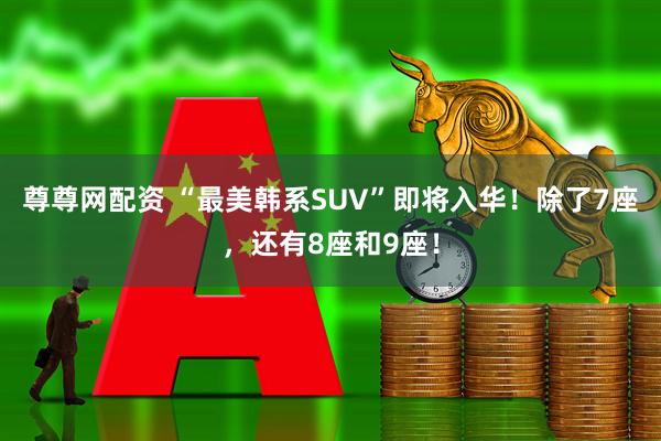 尊尊网配资 “最美韩系SUV”即将入华！除了7座，还有8座和9座！